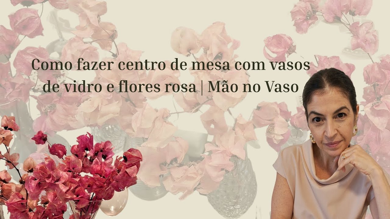 Como montar um centro de mesa fácil, elegante com vasinhos de vidro | Mão no Vaso
