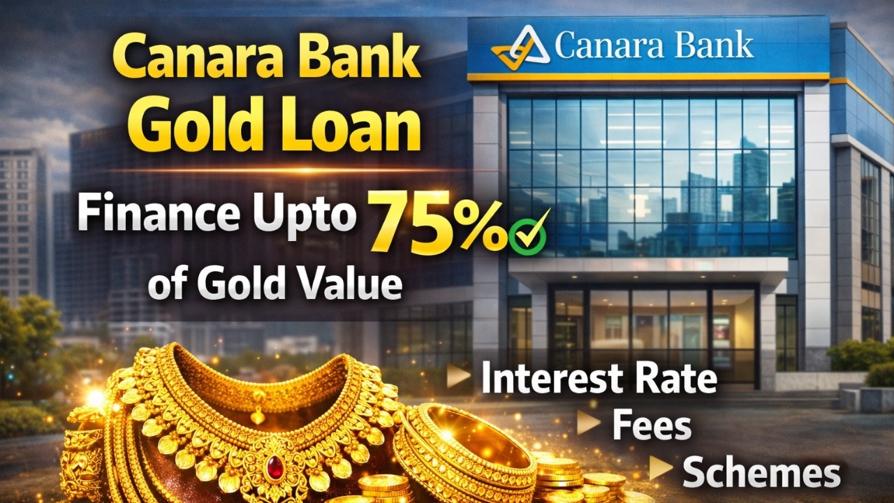 Canara bank Gold Loan Interest Rates 2026 | Fees, Repayment, Schemes | EMI, Bullet Repayment