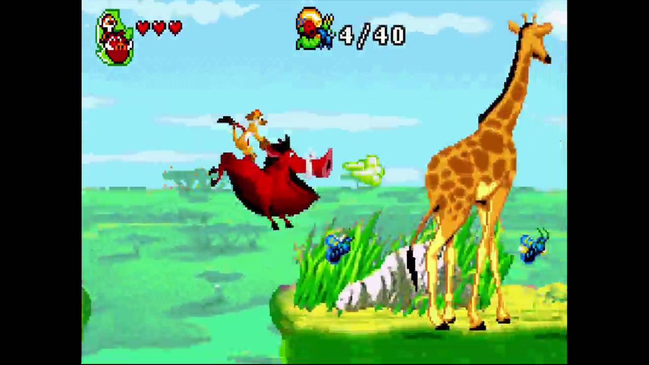 Lion King 1 1-2, The (GBA / Game Boy Advance) - Vizzed.com GamePlay