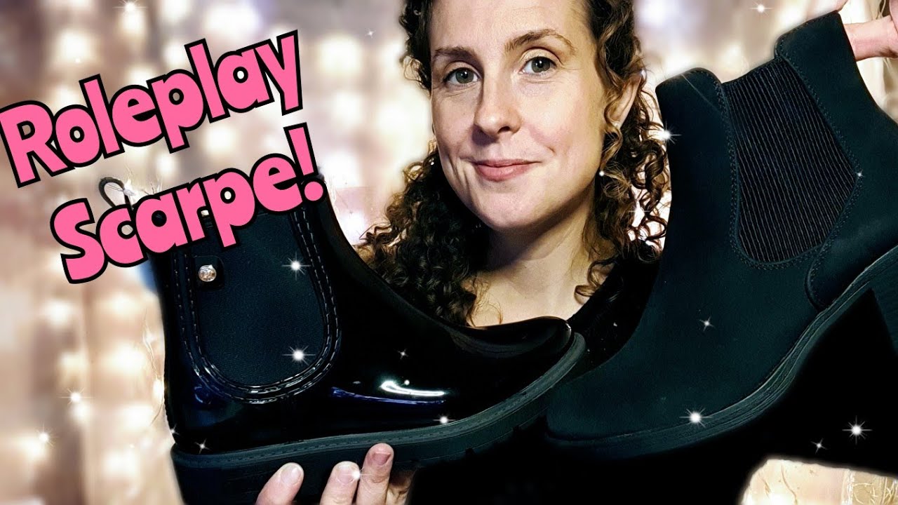ASMR||ROLEPLAY NEGOZIO SCARPE - RELAX & TAPPING