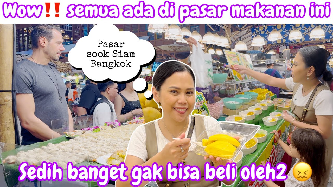 WOW‼️ SEMUA ADA DI PASAR MAKANAN INI || SEDIH BANGET GK BISA BELI OLEH2 😭