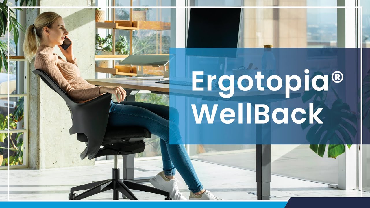 Ergotopia WellBack&reg; : Mod&egrave;le ergonomique polyvalent avec m&eacute;canisme synchrone