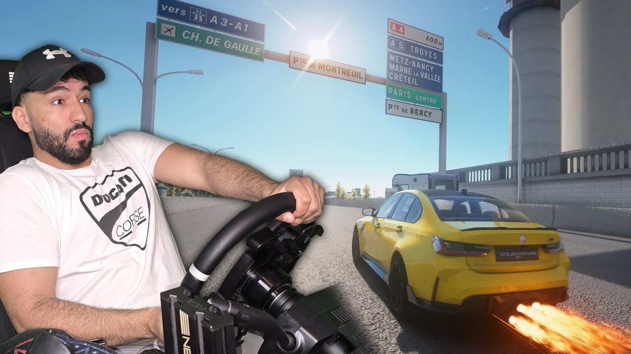 Le PÉRIPHÉRIQUE PARISIEN arrive sur ASSETTO CORSA ! 😱 avec @Yanera99