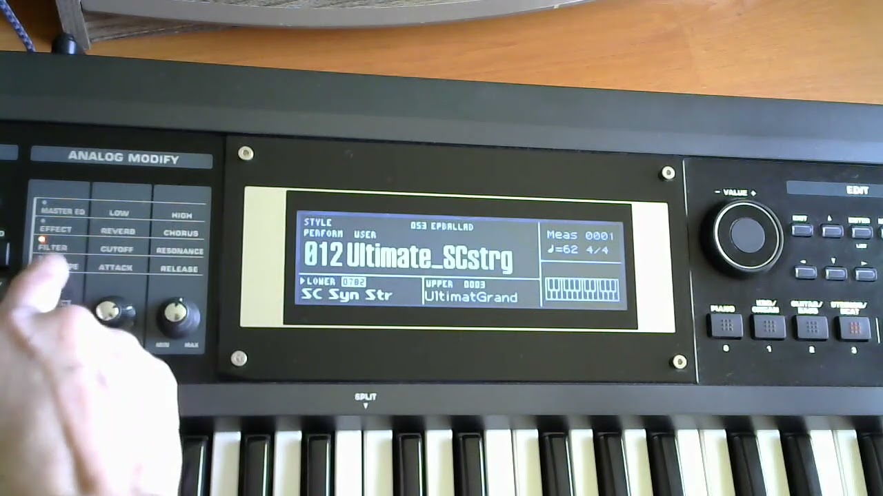 Roland gw-8 Piano Strings
