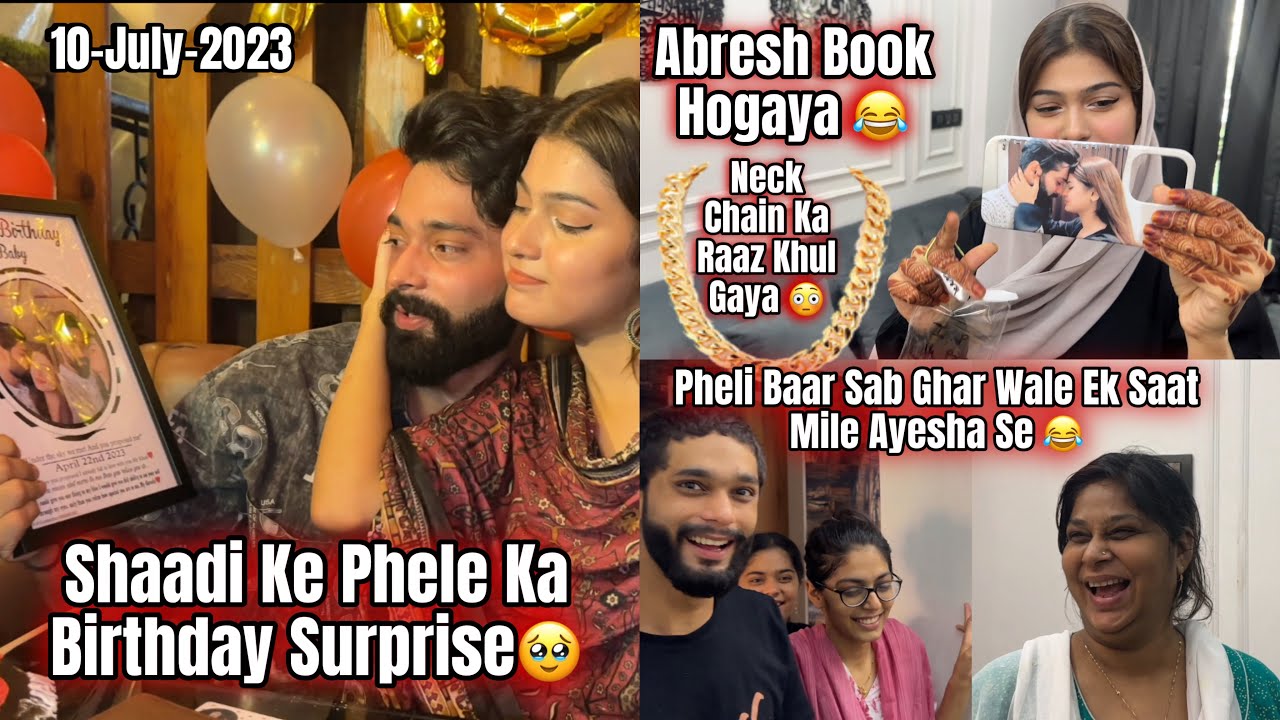 Relationship Mein Biwi Mann Liya Tha 🥹| Shaadi K Phele Birthday Surprise | Fokats | Abresh & Zeeshan