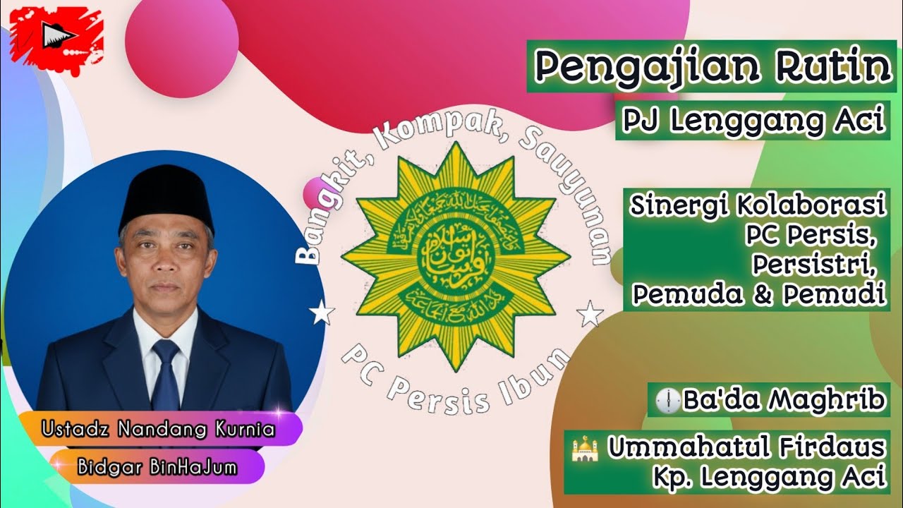 PC PERSIS IBUN - Live!! kajian rutin pj lenggang Aci bersama Ustadz Nandang Kurnia