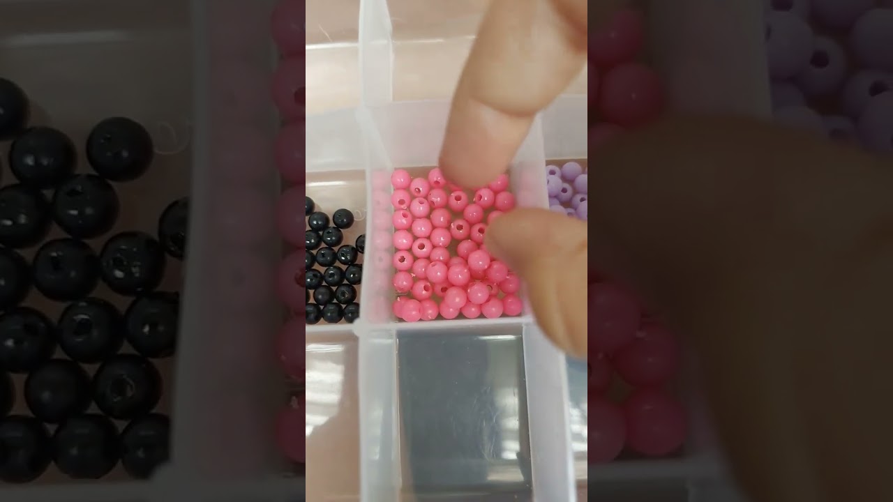 As minhas bolinhas de fazer pulseira