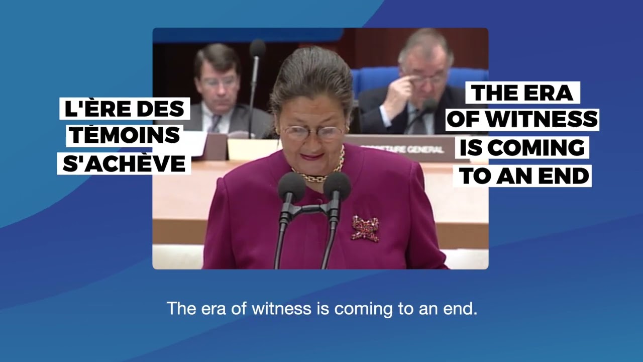 The last witnesses: Simone Veil, speaking in 2002, on preserving the memory of the Shoah