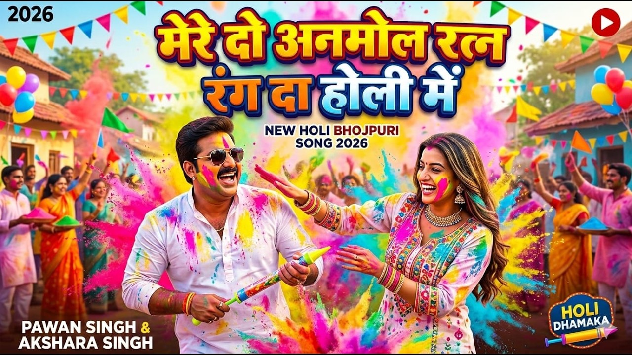 #LIVE HOLI - Akshara Singh New Holi Song 2024 | Mere Do Anmol Ratan | Rang Da Holi Me | Holi Special
