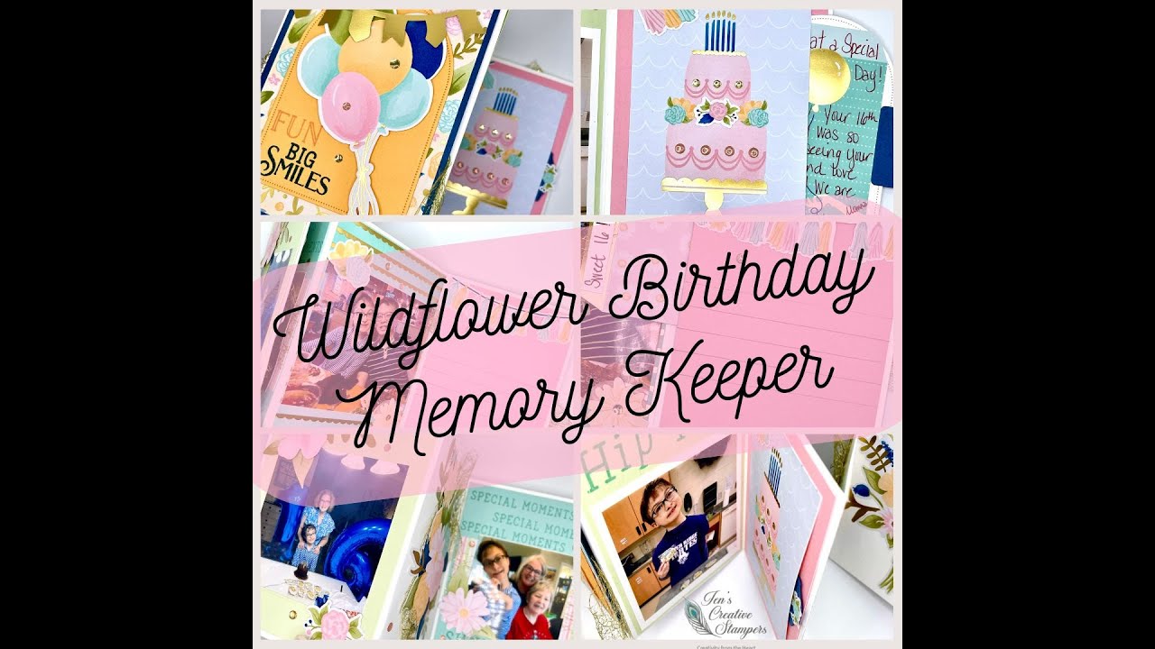 May Craft Trio - Wildflower Birthday Memory Keeper