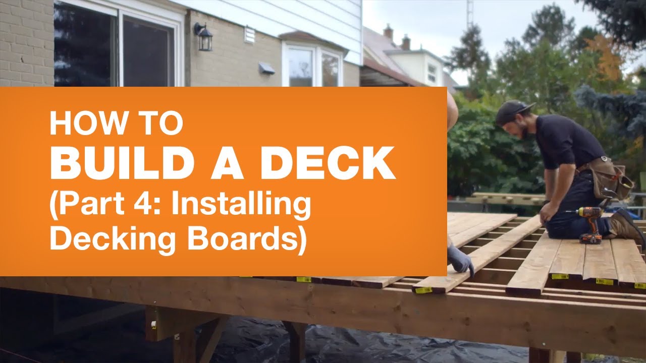How to Install Decking Boards (How to Build a Deck Part 4/5)