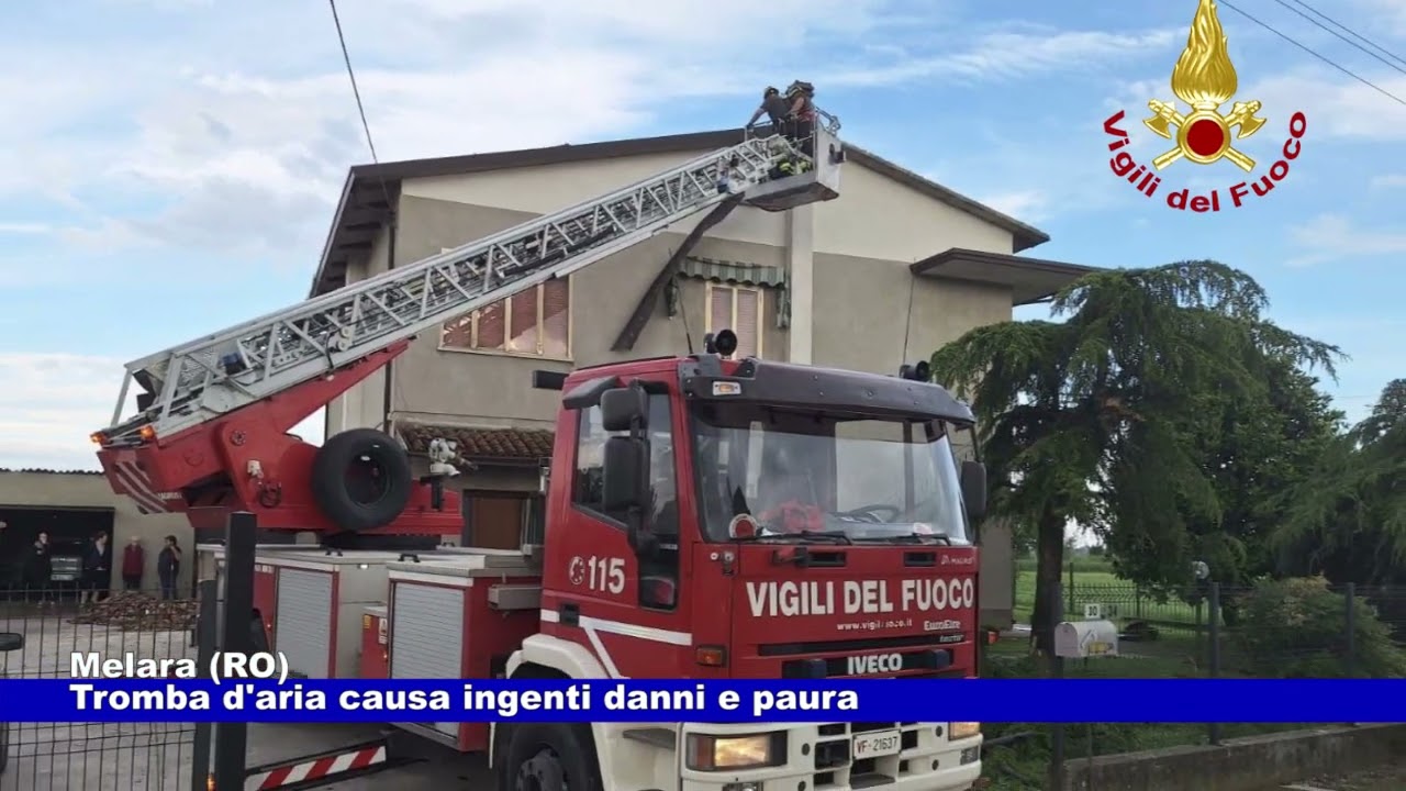 Tromba d'aria a Melara (RO) e maltempo  13.06.2024