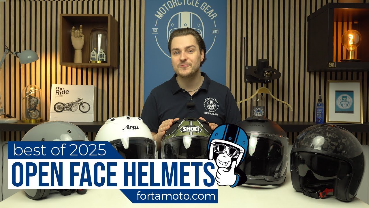 5 BEST Open Face Helmets of 2025 | FortaMoto.com
