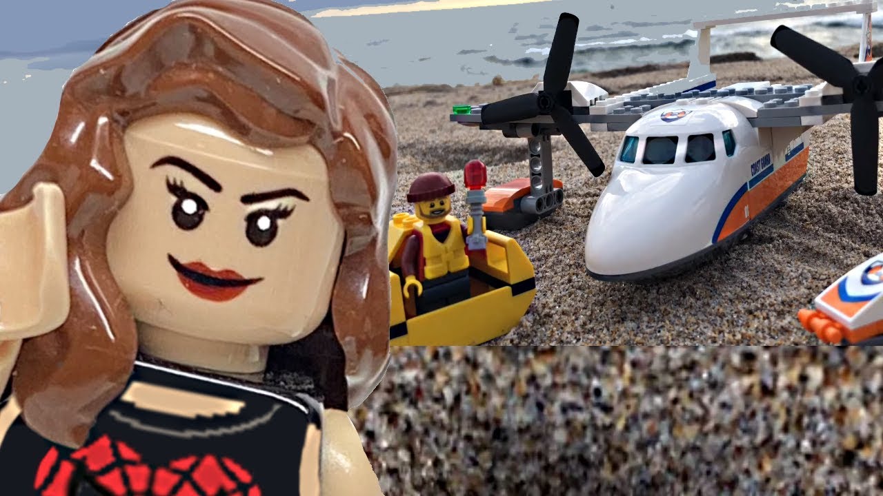 LEGO City Seaplane review... on the beach!