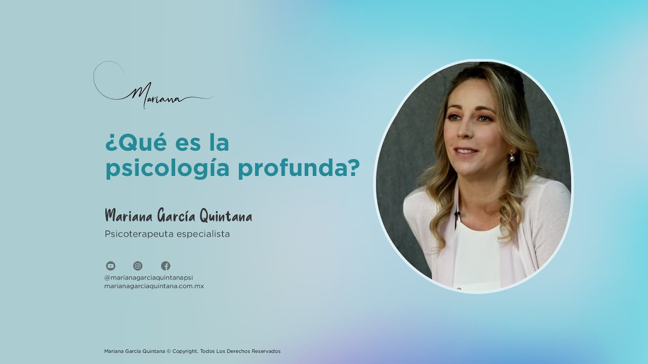 &iquest;Qu&eacute; es la Psicolog&iacute;a Profunda?