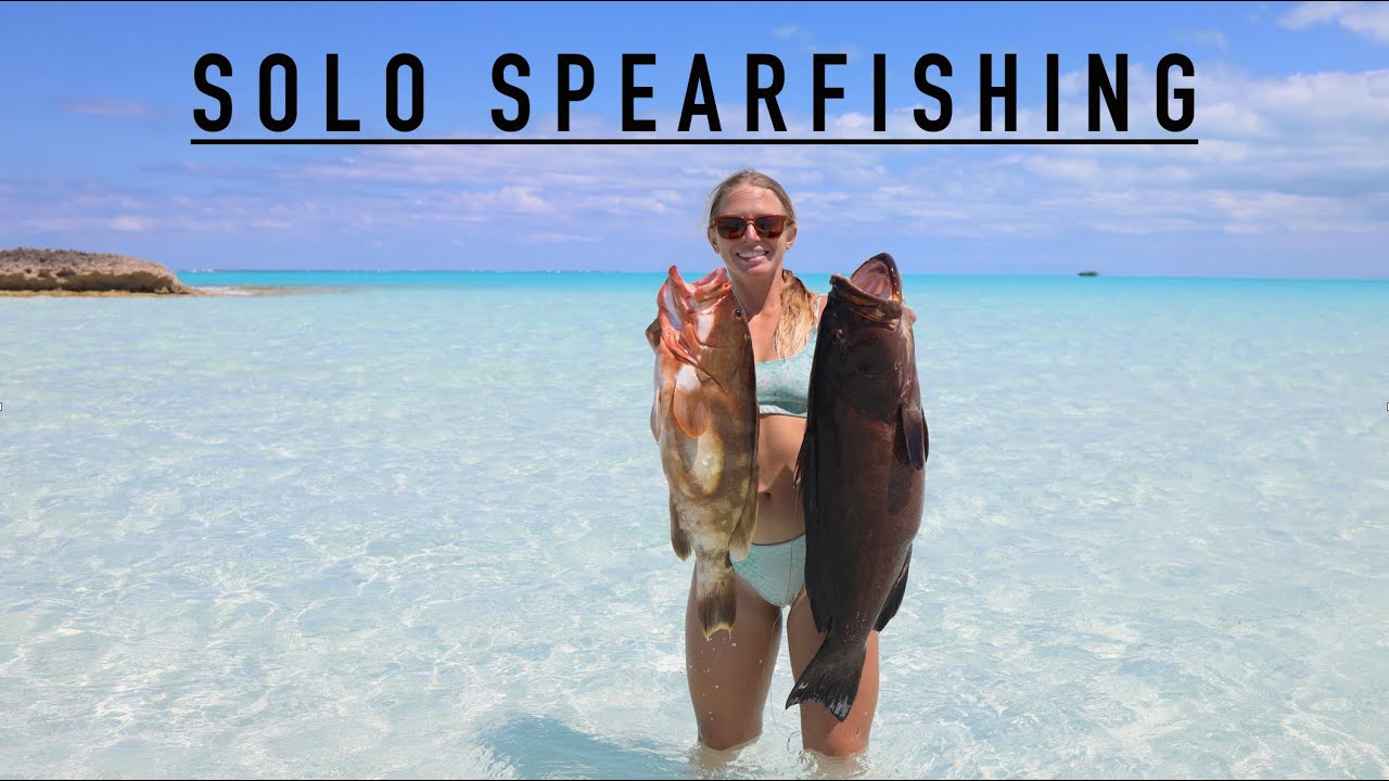 Spearfishing in the Bahamas - Fish Print & Grouper Curry
