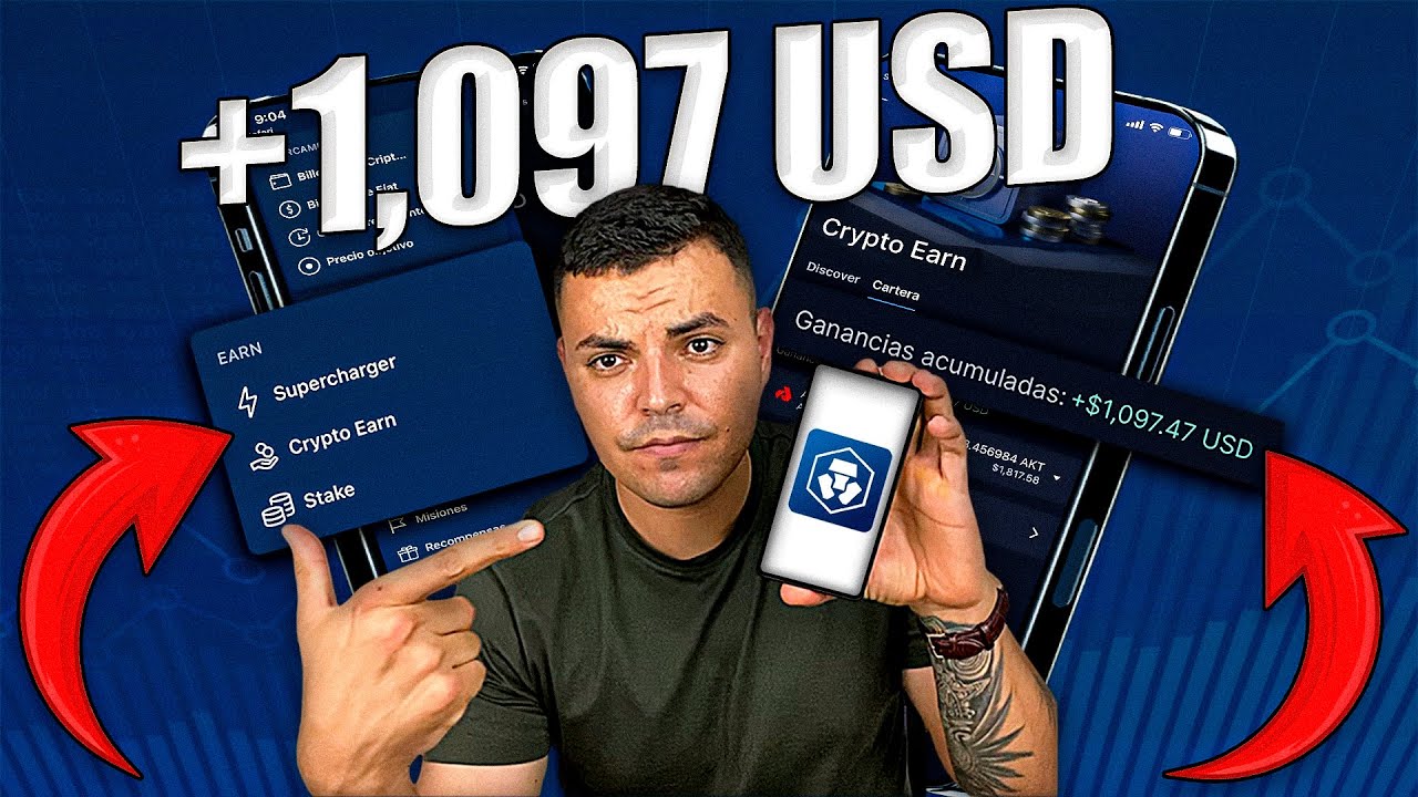 &iquest;C&oacute;mo Ganar Dinero en Crypto.com App?: Earn vs Staking vs Supercharger