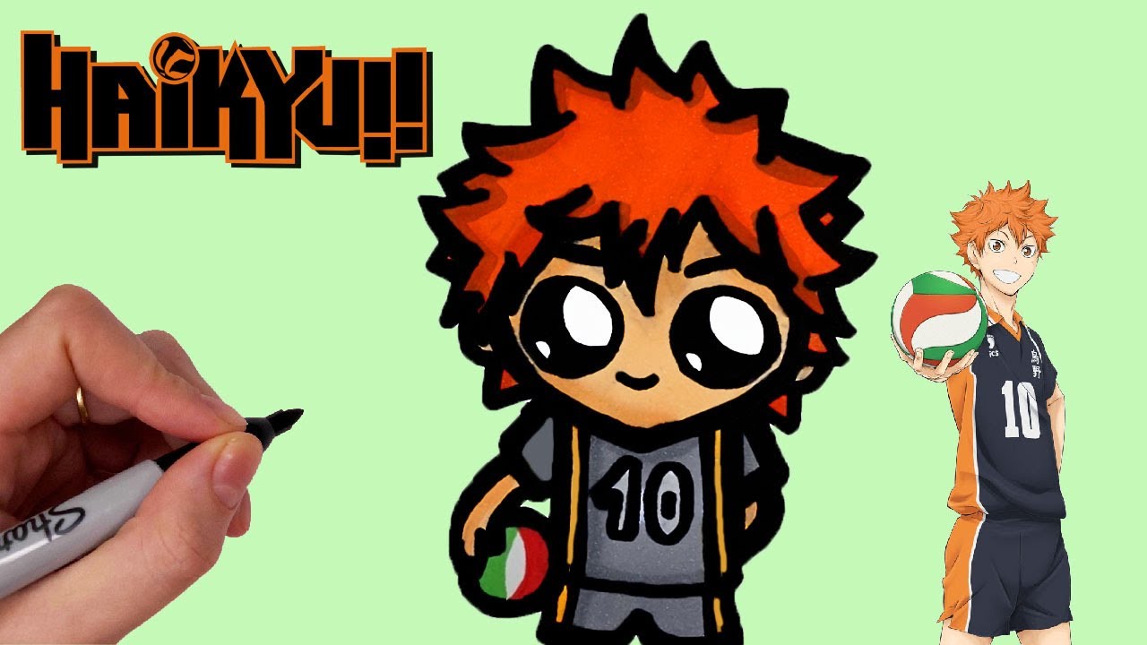 Comment Dessiner SHOYO HINATA DE HAIKYÛ!! ❤️ [Mignon - Kawaii]