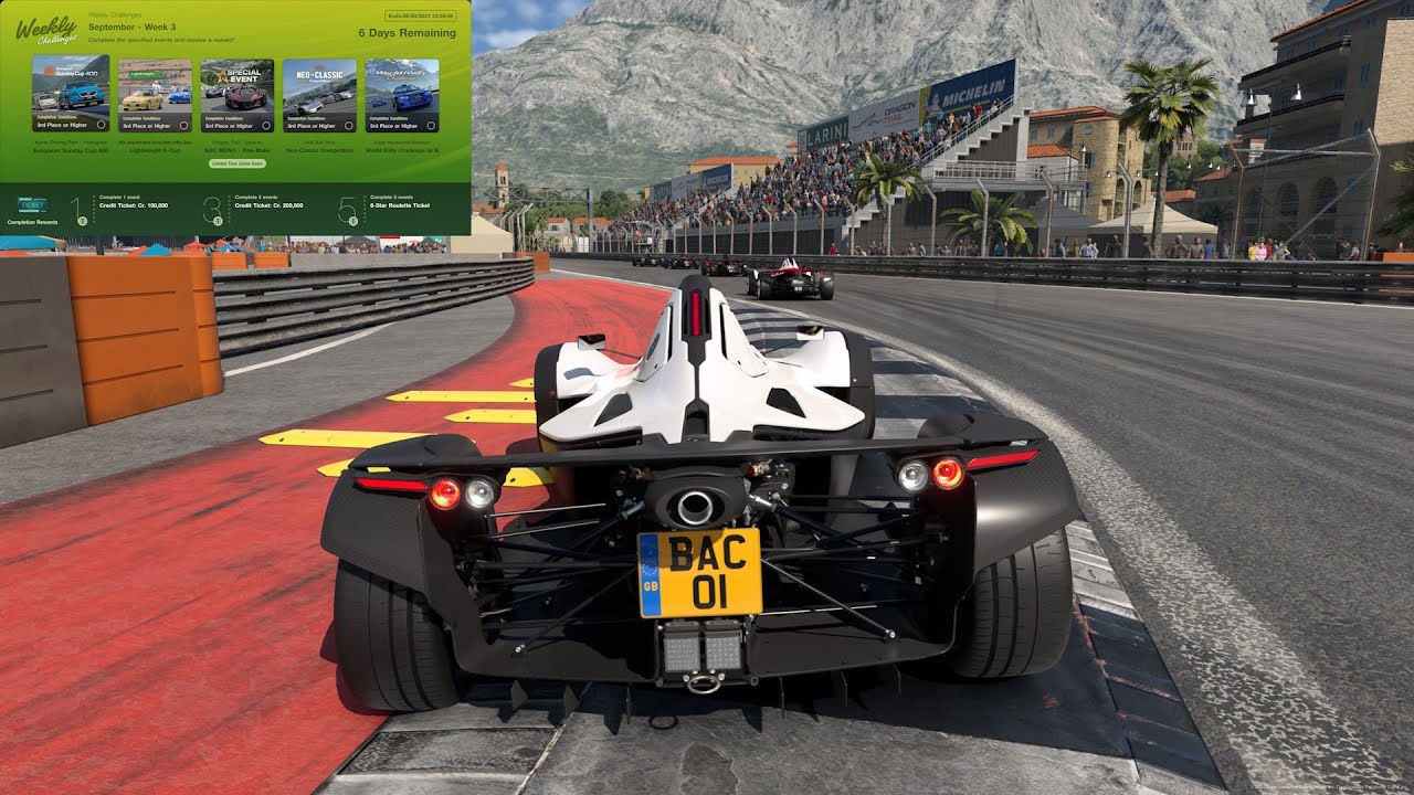 Gran Turismo 7 | Weekly Challenge | September - Week 3 | Special Event | BAC MONO - One-Make