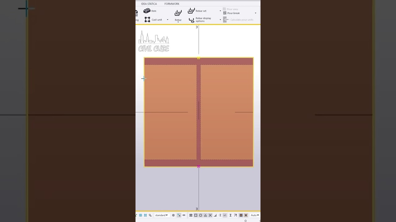 How to create holes in plate using bolt in tekla structure | Tekla Tips & Tricks #shorts #short