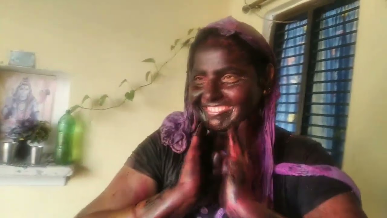 OMG😜 kale rang ki holi ne kiya Kamal/Happy Holi/Sangeeta Vilog