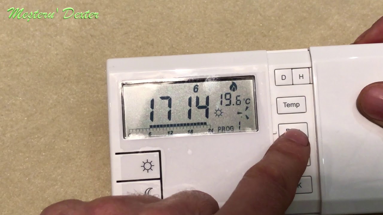 Programare termostat de camera Salus 091FLRF