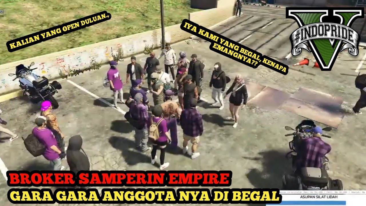 GTA 5 ROLEPLAY / BROKER SAMPERIN EMPIRE GARA GARA ANGGOTANYA ADA YANG DI BEGAL ‼️#INDOPRIDERP