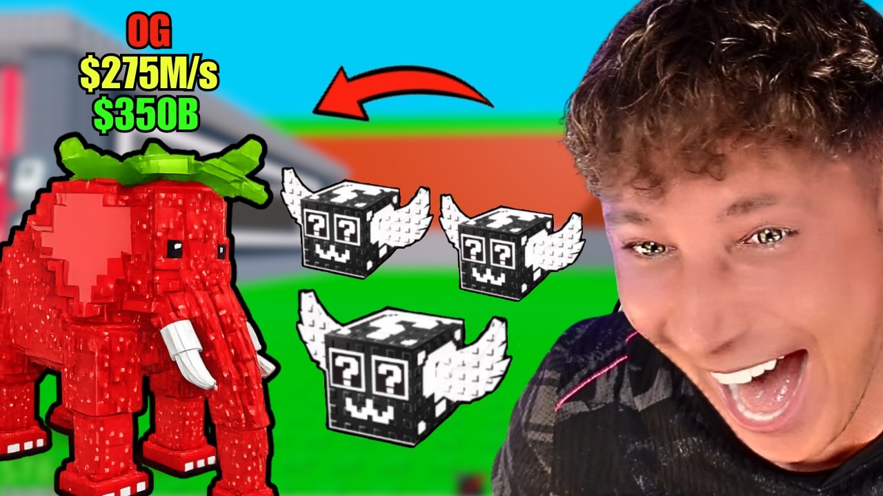 LUCKY BLOCK Challenge um STRAWBERRY ELEPHANT🔥 l Steal a Brainrot