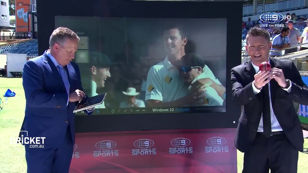 Swing bowling explained with Windows 10 Analyser