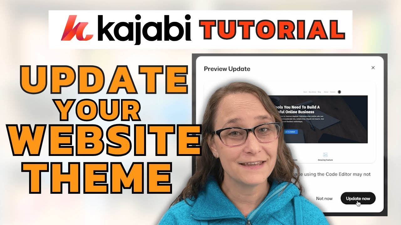 How to Update Your Kajabi Website Theme - Kajabi Tutorial 2024