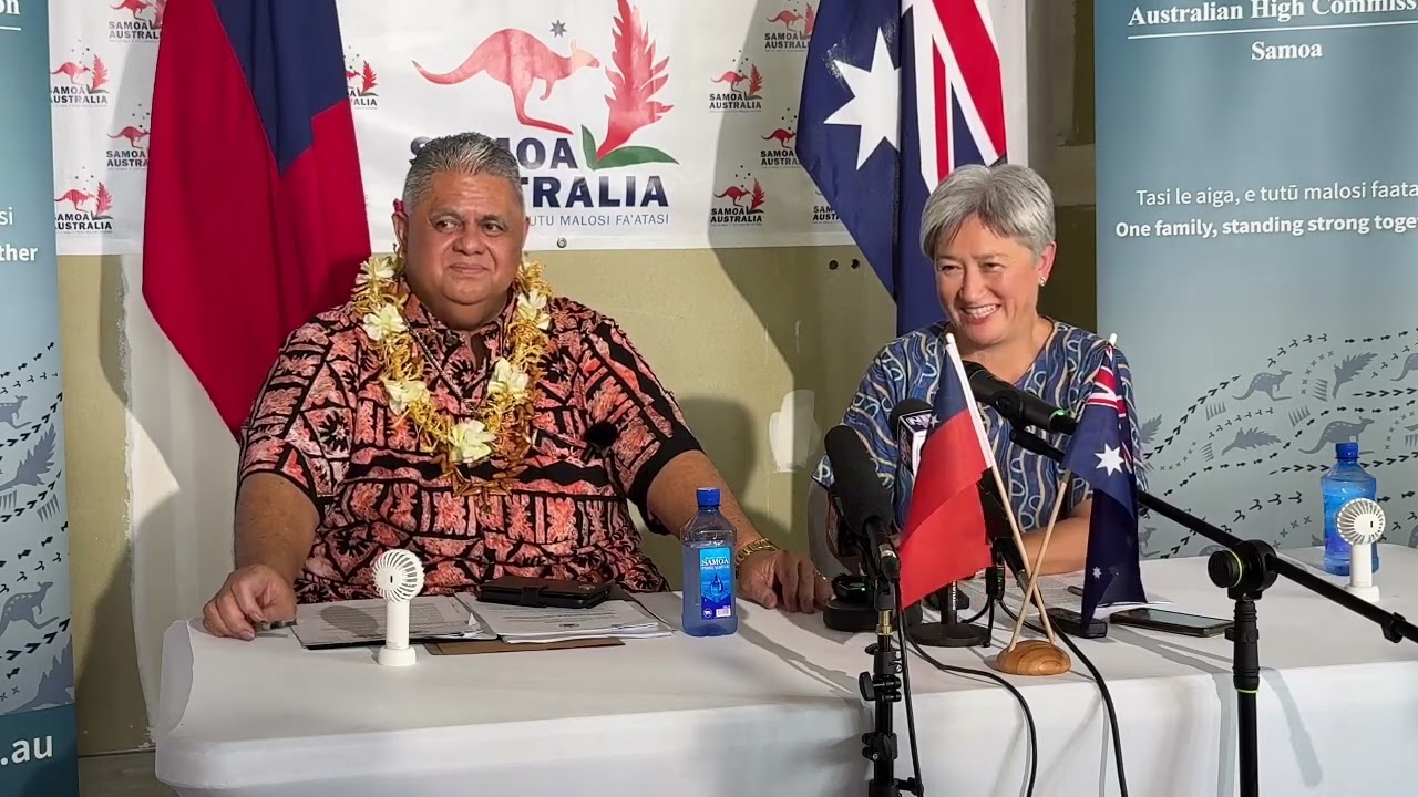 Kota male Faleo'o - Talanoaga ile va ole Palemia o Samoa male Minisita ole va i fafo a Ausetalia.