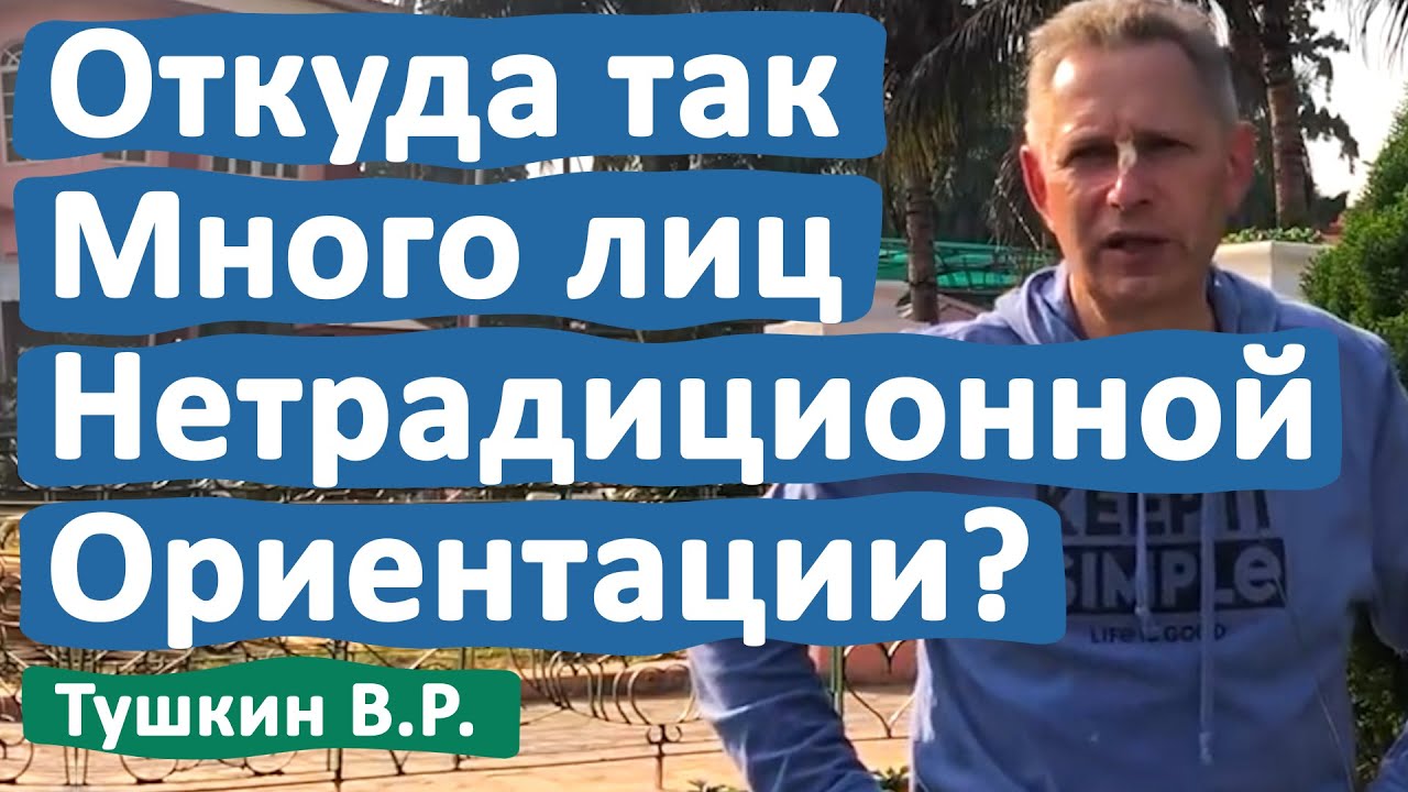 Нетрадиционная ориентация, геи, лесбиянки и тд. ПОЧЕМУ? • ВАСИЛИЙ ТУШКИН