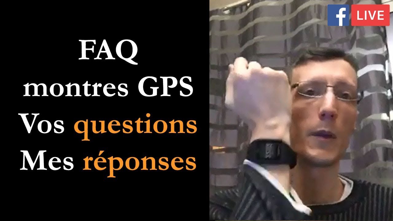 FAQ montres GPS
