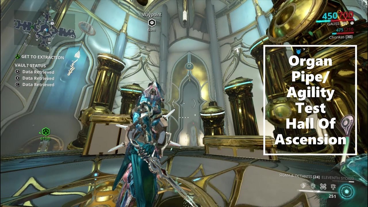 Organ Pipe: Agility Test: Hall of Ascension Warframe