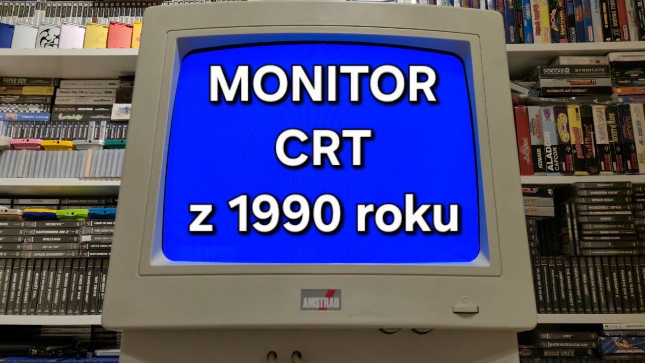 Pr&oacute;ba ogarnięcia starego monitora Amstrad CM-14 Stan Nieznany