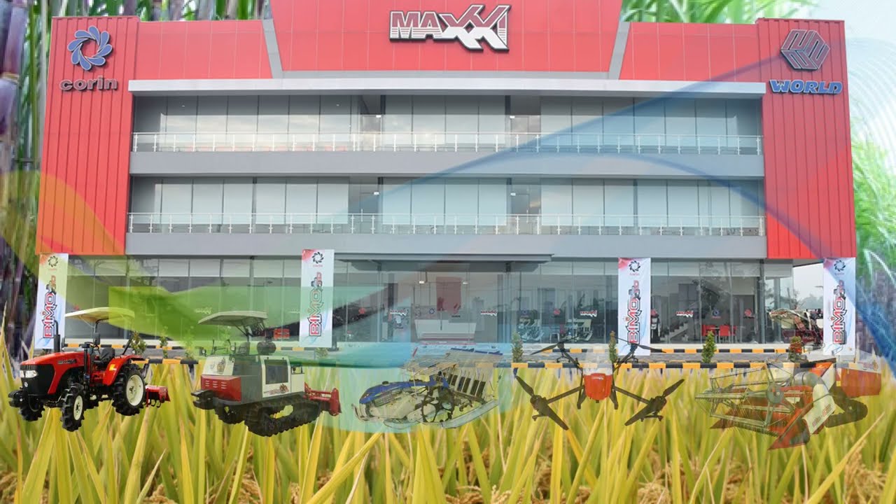 Alsintan MAXXI mulai olah tanah sampai Panen #maxxi #viral #combine #pertanian #maxxibimo
