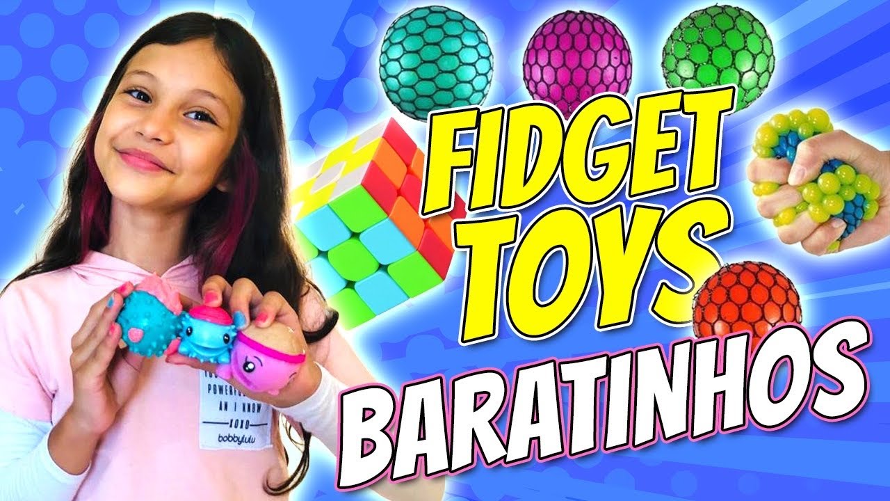 COMPRANDO FIDGET TOYS BARATINHOS | Dudinha Show