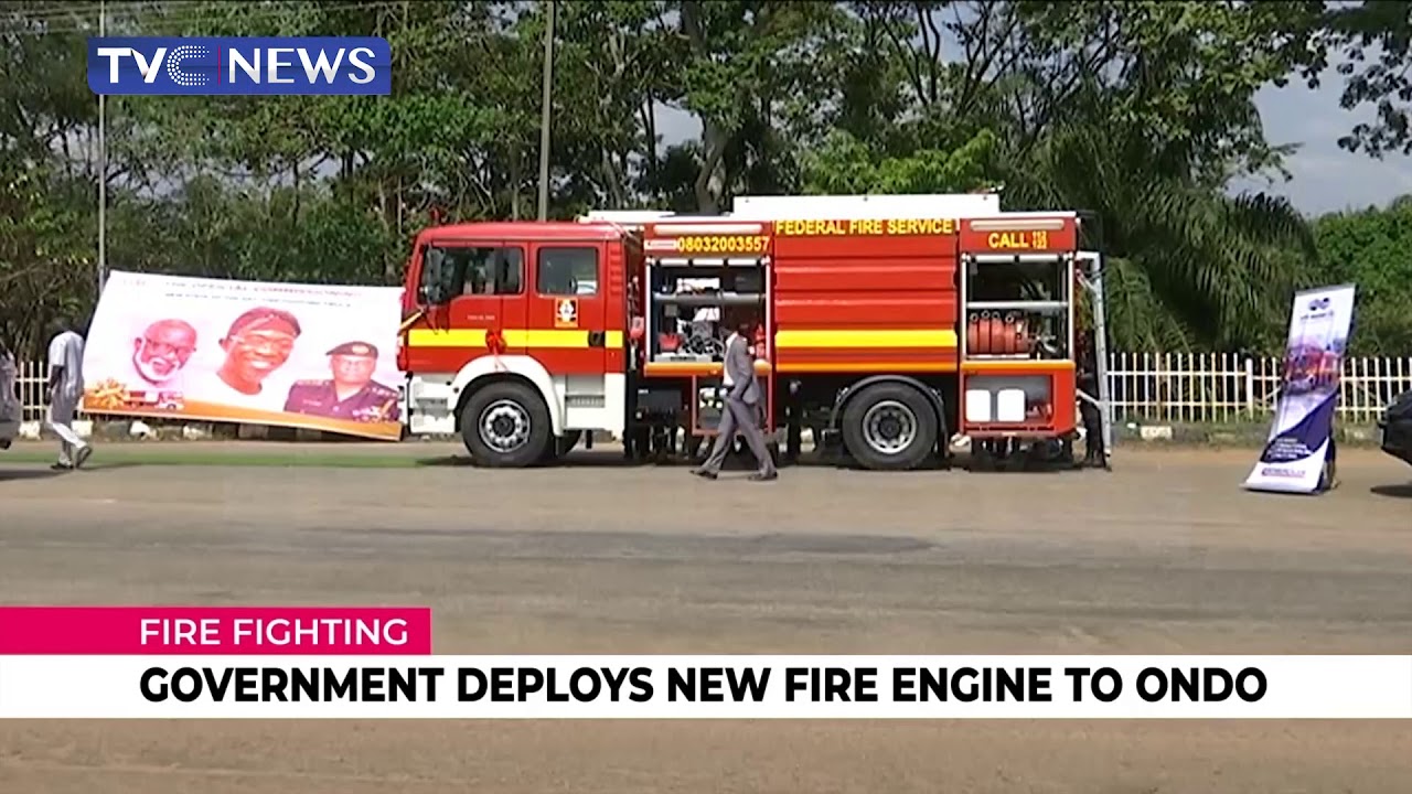 Federal Government Deploys New Fire Engine To Ondo