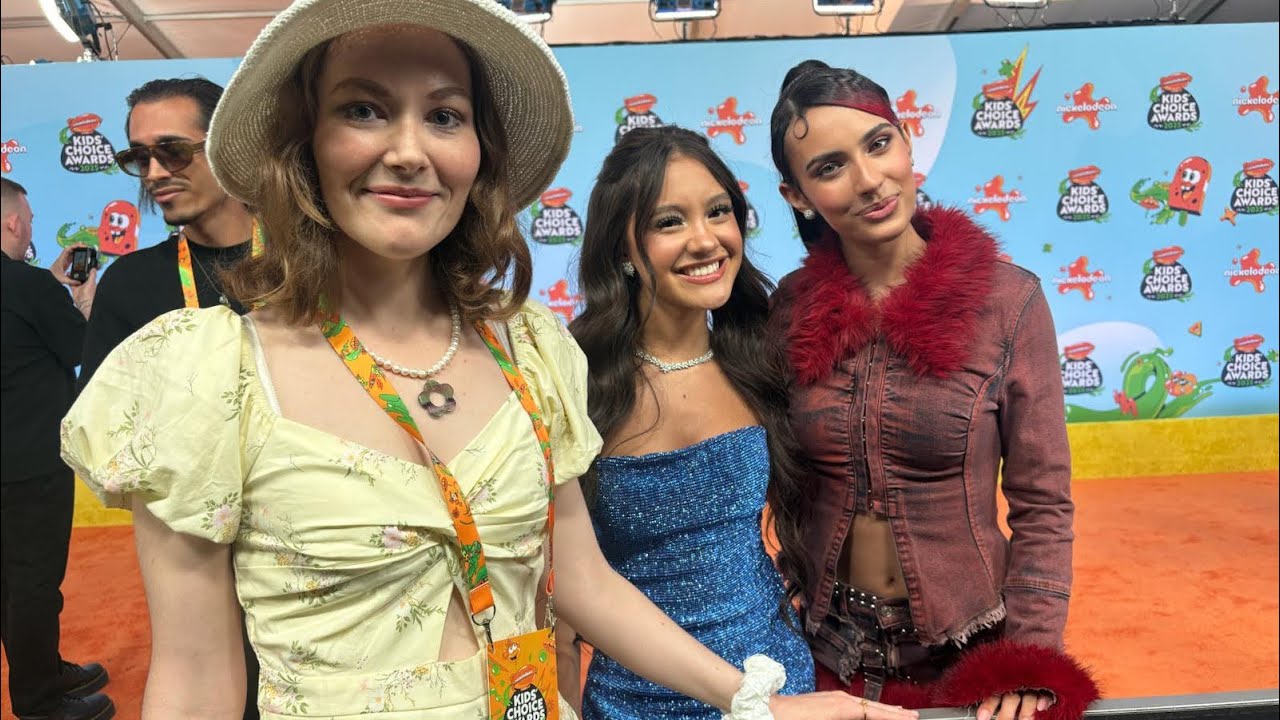 Liamani Segura and Kylie Cantrall Interview at the 2025 Kids’ Choice Awards
