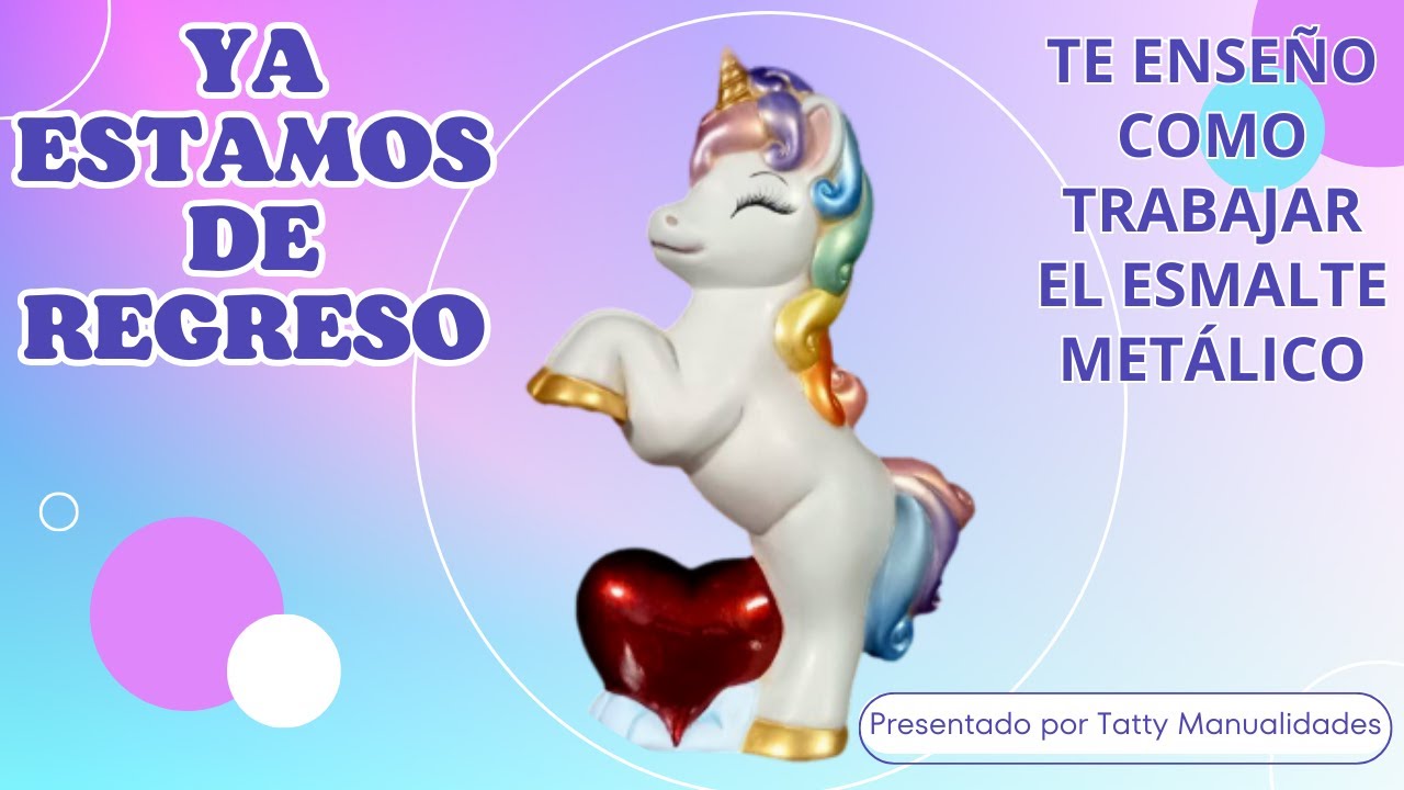 ESTAMOS DE REGRESO.  COMO TRABAJAR EL ESMALTE METÁLICO