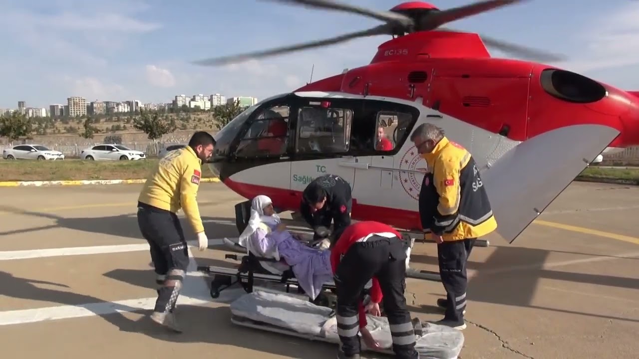 ERCP İŞLEMİ İÇİN AMBULANS HELİKOPTER İLE ŞANLIURFA’YA NAKLEDİLDİ.