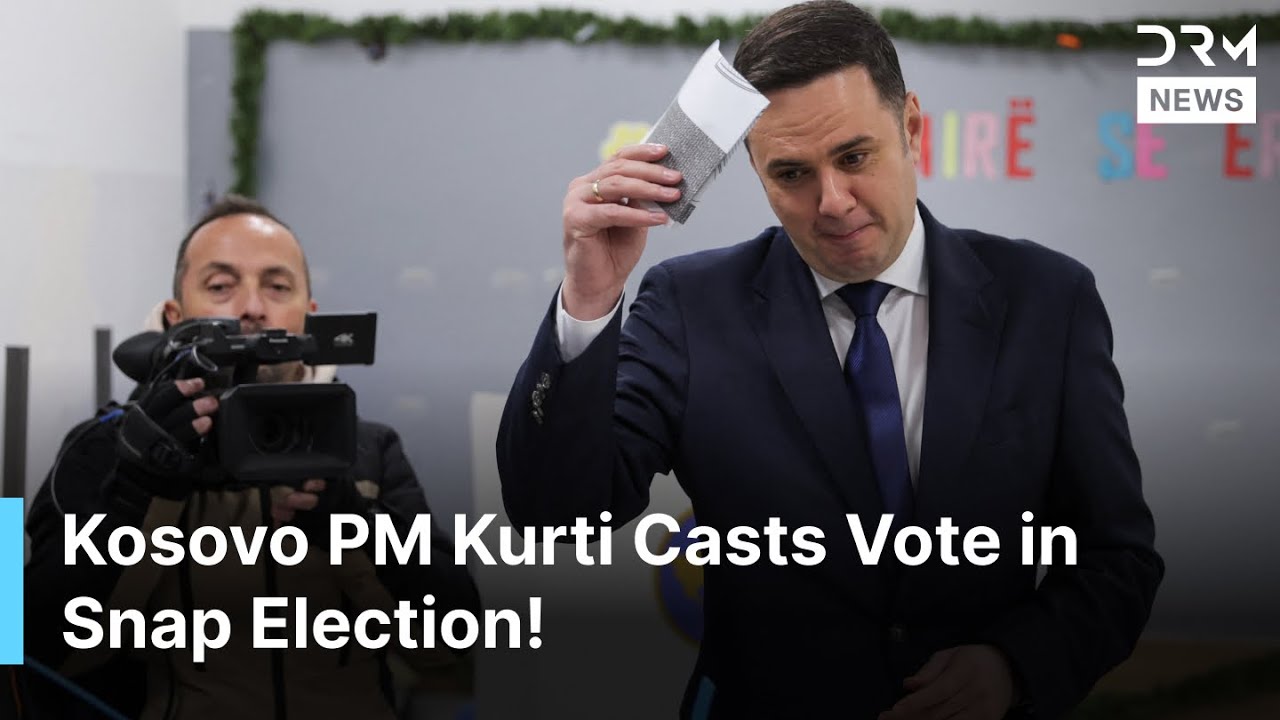 BREAKING NEWS: Kosovo’s Prime Minister Albin Kurti Votes in Snap Parliamentary Election | AC1Z