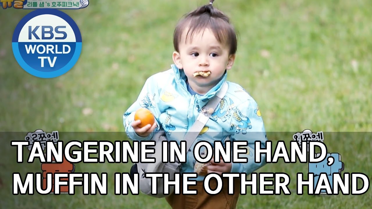 Tangerine in one hand, muffin in the other hand [The Return of Superman/2019.11.24]