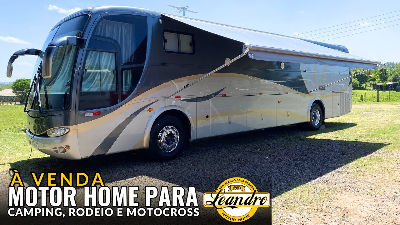 MOTOR HOME À VENDA (Camping, laço comprido e motocross).