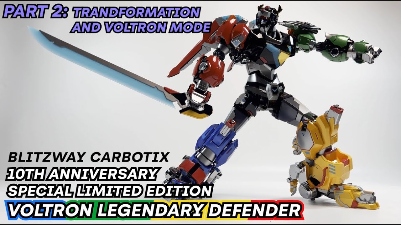 EARLY LOOK! Blitzway Carbotix Voltron Legendary Defender 10th Anniversary Limited Edition (PART 2)