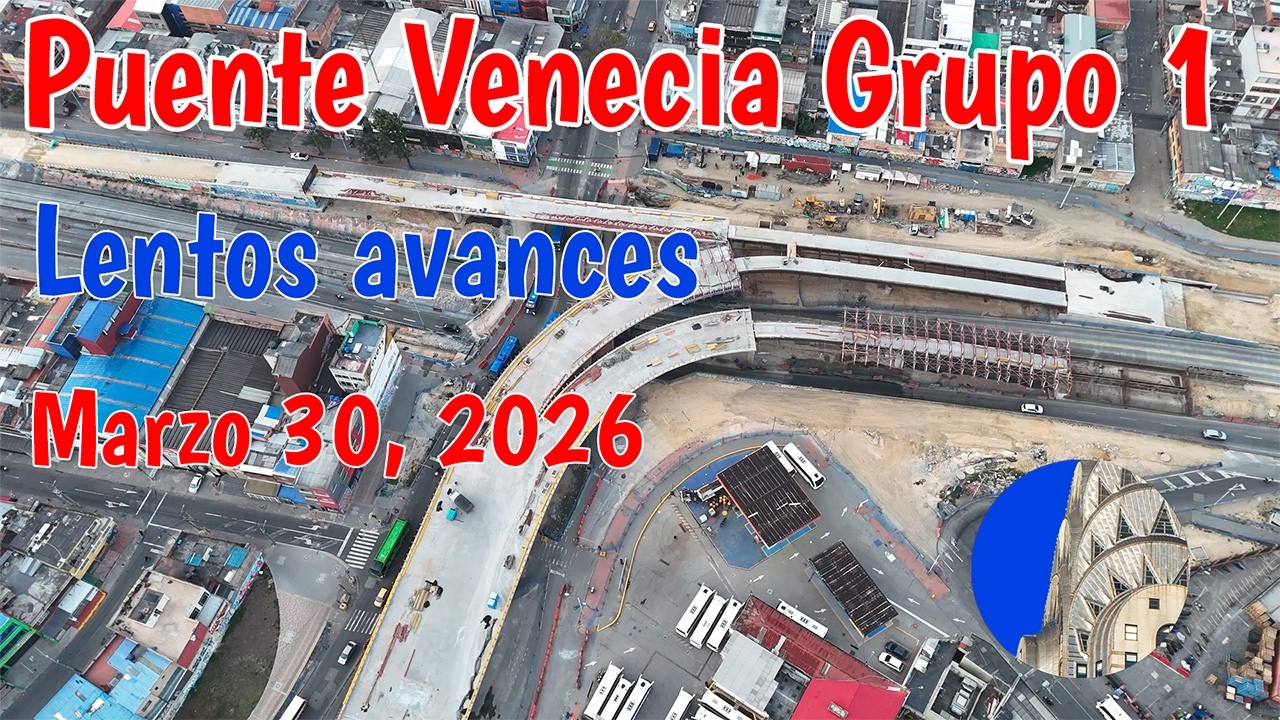 Puente Venecia Dos semanas despu&eacute;s muy lento avance Marzo 30 2026