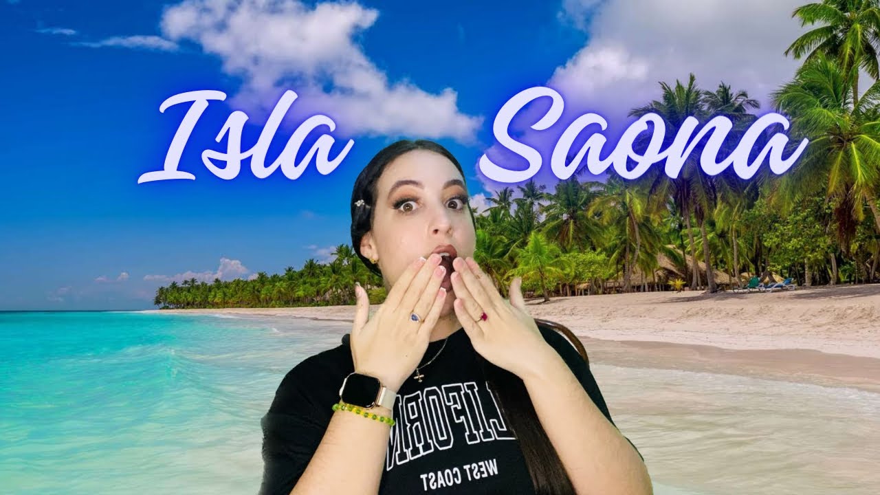 Cubana Reacciona al FAMOSO TOUR de ISLA SAONA// En esta Playa de RD se Grabó PIRATAS DEL CARIBE🏴‍☠️