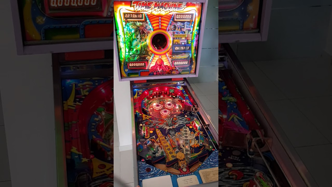 Zaccaria Time Machine gameplay pinball - with new MPU 1B1165/evo