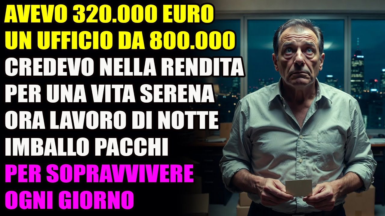 AVEVO 320.000€ E UN UFFICIO DA 800.000€… OGGI IMBALLO PACCHI DI NOTTE | STORIA VERA