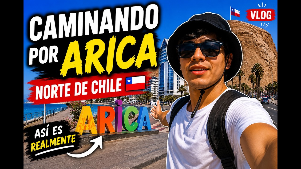 CONOCÍ EL NORTE DE CHILE ARICA CAMINANDO #chile #arica 